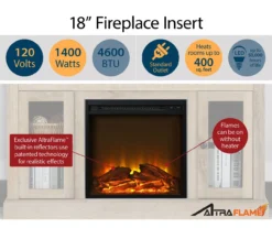 47" Grandcastle Espresso Electric Fireplace Console 5 47" Grandcastle Espresso Electric Fireplace Console -Home Furniture Store 810464966 A0 4