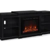 65" Wilton Black Electric Fireplace Console -Home Furniture Store 810464969 3