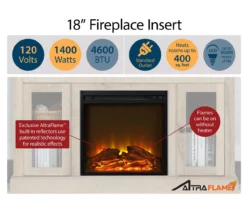 Ameriwood 47" Grandcastle Electric Fireplace Console -Home Furniture Store 810464998 4