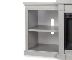 65" Wilton Gray Electric Fireplace Console -Home Furniture Store 810465000 5