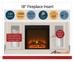 Ameriwood 47" Grandcastle Electric Fireplace Console -Home Furniture Store 810465005 4