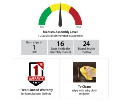 59" Century Lane Rustic Brown Electric Fireplace Console -Home Furniture Store 810465020 6