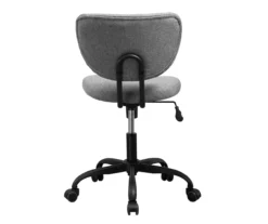 Gray Fabric Office Chair 5 Gray Fabric Office Chair -Home Furniture Store 810465634 3