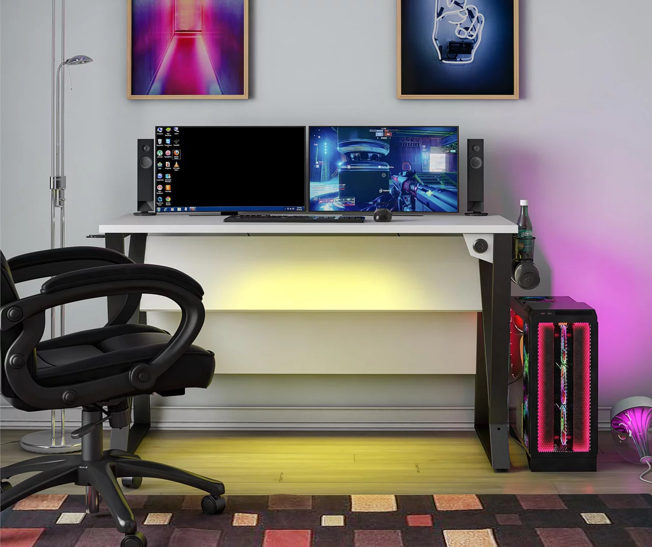 NTense Genesis Gaming Desk NTense Genesis Gaming Desk -Home Furniture Store 810483175