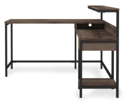 Arlenbry Gray L-Shaped Corner Desk -Home Furniture Store 810485152 5