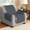 Gray Reversible Chair & Recliner Furniture Protector -Home Furniture Store 810498225 1