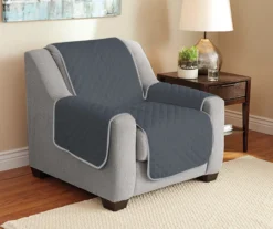 Gray Reversible Chair & Recliner Furniture Protector