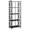Black Square 4-Shelf Bookcase 1 Black Square 4-Shelf Bookcase -Home Furniture Store 810502794 2
