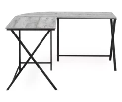 Monarch X Leg L-Shaped Corner Desk 16 Monarch X Leg L-Shaped Corner Desk -Home Furniture Store 810502797 5