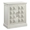 Hailey White 2-Door Accent Cabinet