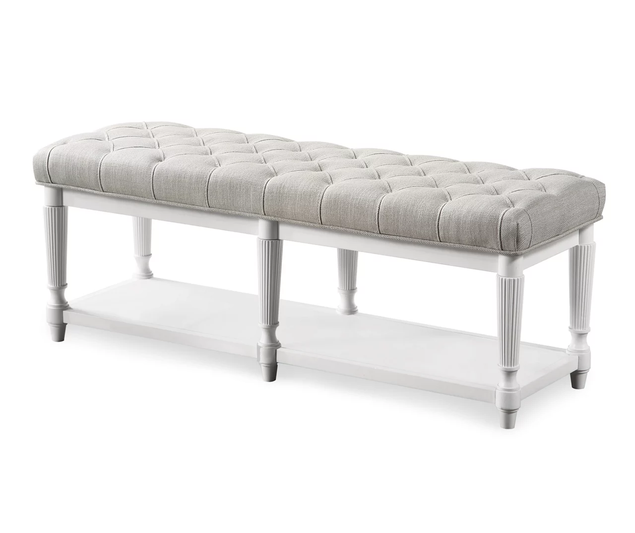 Dimora Tufted Upholstered Footboard Bench Dimora Tufted Upholstered Footboard Bench -Home Furniture Store 810509229 2