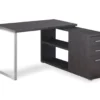 Gray Reversible L-Shaped Corner Desk -Home Furniture Store 810512938 2