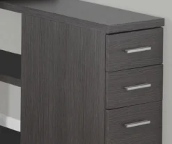 Gray Reversible L-Shaped Corner Desk 5 Gray Reversible L-Shaped Corner Desk -Home Furniture Store 810512938 4