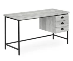 Monarch Reclaimed 3-Drawer Computer Desk 4 Monarch Reclaimed 3-Drawer Computer Desk -Home Furniture Store 810512957 2