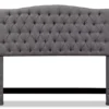 Gray Celeste Upholstered Queen Headboard -Home Furniture Store 810513487 5