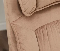 Hannah Beige Microfiber Office Chair -Home Furniture Store 810513511 5 1