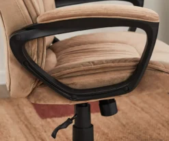 Hannah Beige Microfiber Office Chair -Home Furniture Store 810513511 6 1