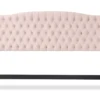 French Blush Pink Celeste Upholstered King Headboard -Home Furniture Store 810513528 6