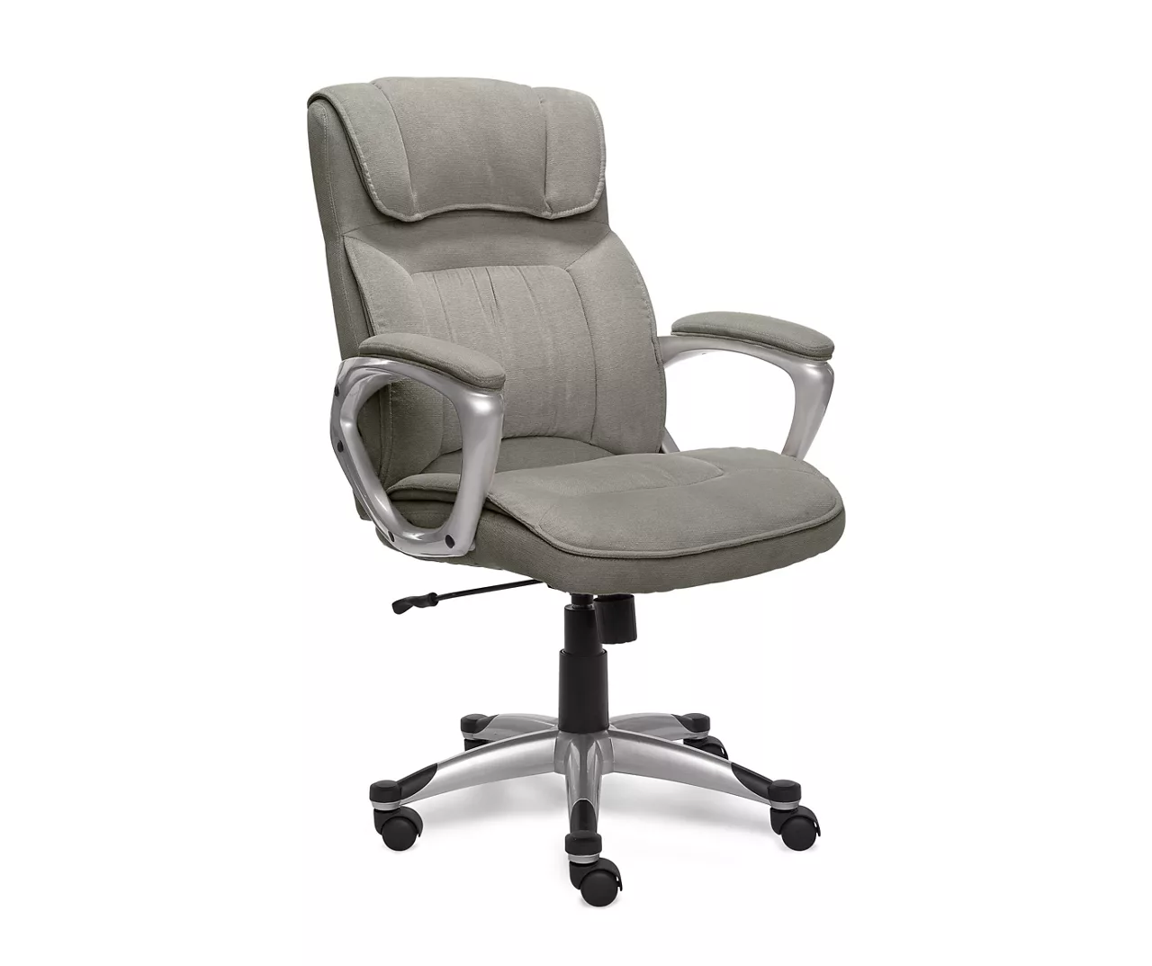 Glacial Gray Linen Executive Office Chair Glacial Gray Linen Executive Office Chair -Home Furniture Store 810513550 2