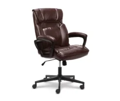 Hannah Brown Bonded Leather Office Chair -Home Furniture Store 810513551 2