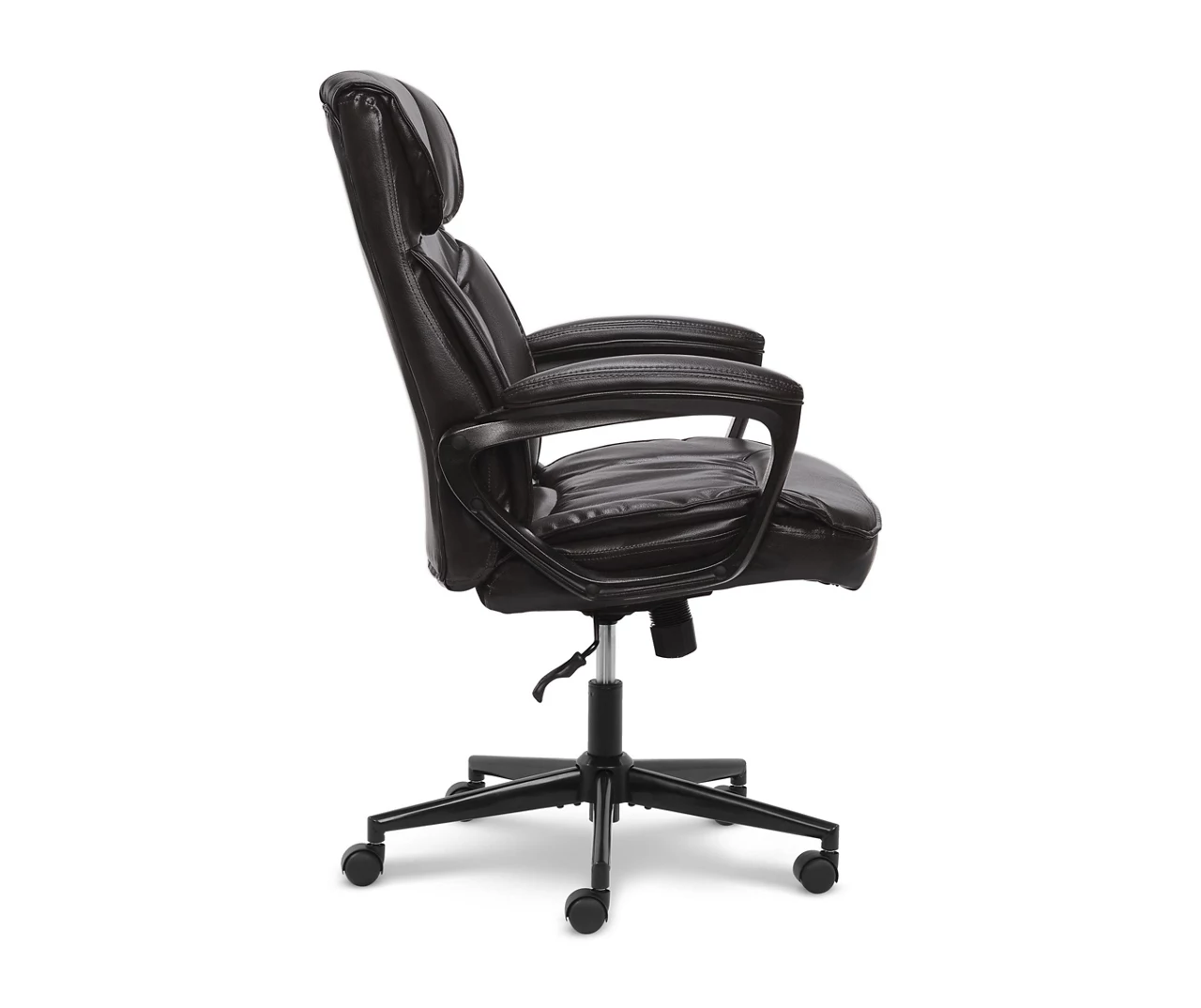Hannah Black Bonded Leather Office Chair Hannah Black Bonded Leather Office Chair -Home Furniture Store 810513552 11