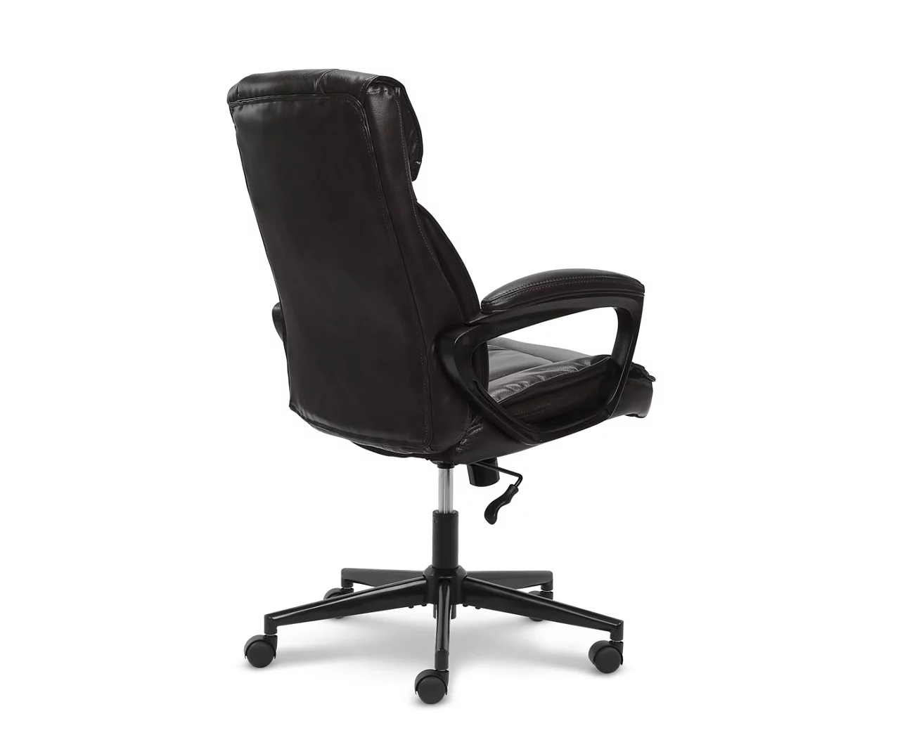 Hannah Black Bonded Leather Office Chair Hannah Black Bonded Leather Office Chair -Home Furniture Store 810513552 12