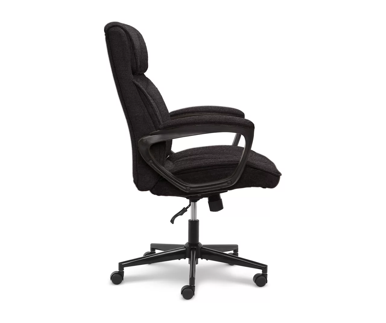 Hannah Charcoal Gray Microfiber Office Chair Hannah Charcoal Gray Microfiber Office Chair -Home Furniture Store 810513553 10