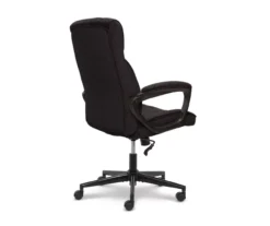 Hannah Charcoal Gray Microfiber Office Chair 15 Hannah Charcoal Gray Microfiber Office Chair -Home Furniture Store 810513553 11