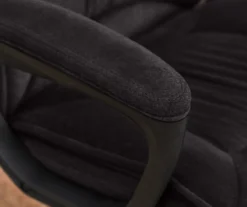 Hannah Charcoal Gray Microfiber Office Chair 6 Hannah Charcoal Gray Microfiber Office Chair -Home Furniture Store 810513553 5