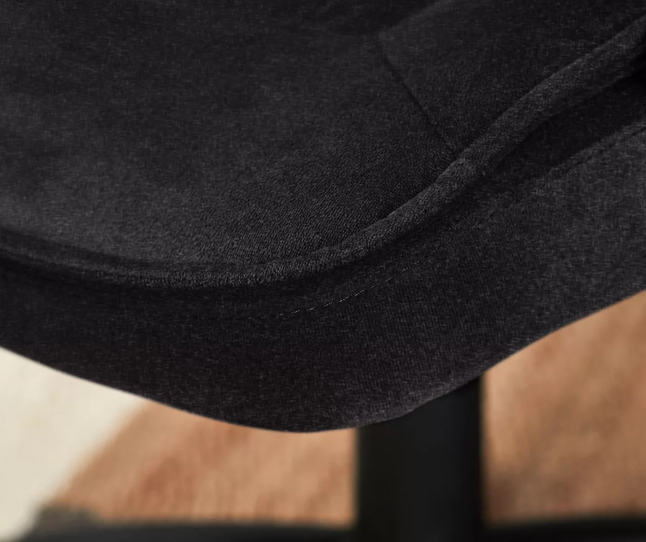 Hannah Charcoal Gray Microfiber Office Chair Hannah Charcoal Gray Microfiber Office Chair -Home Furniture Store 810513553 6