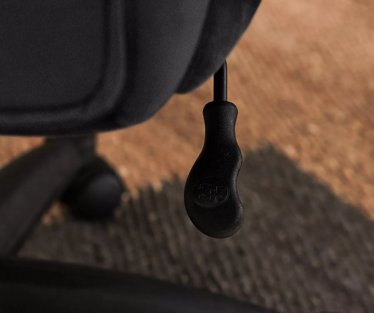 Hannah Charcoal Gray Microfiber Office Chair Hannah Charcoal Gray Microfiber Office Chair -Home Furniture Store 810513553 7