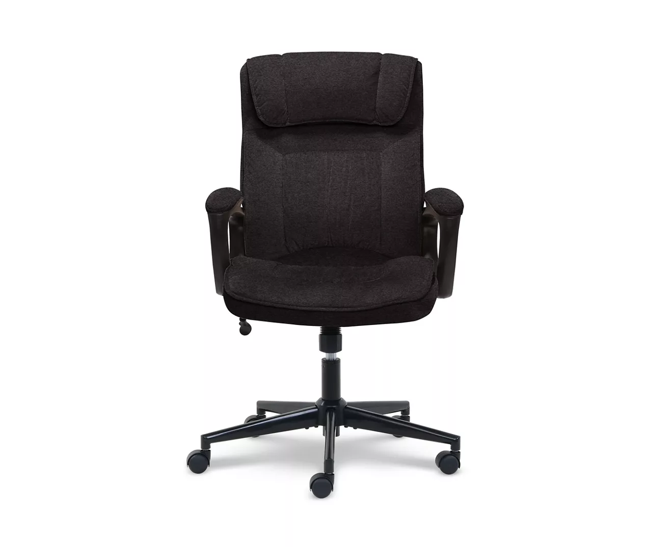 Hannah Charcoal Gray Microfiber Office Chair Hannah Charcoal Gray Microfiber Office Chair -Home Furniture Store 810513553 9 1