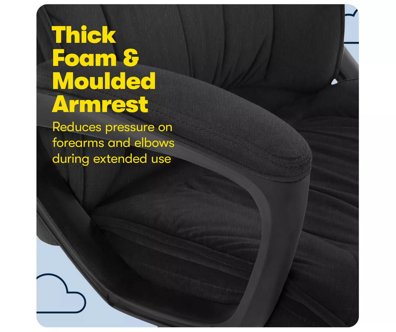 Hannah Charcoal Gray Microfiber Office Chair Hannah Charcoal Gray Microfiber Office Chair -Home Furniture Store 810513553 A0 7