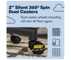 Hannah Charcoal Gray Microfiber Office Chair 11 Hannah Charcoal Gray Microfiber Office Chair -Home Furniture Store 810513553 A0 9