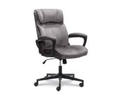 Gray & Black Executive Office Chair 3 Gray & Black Executive Office Chair -Home Furniture Store 810513554 2