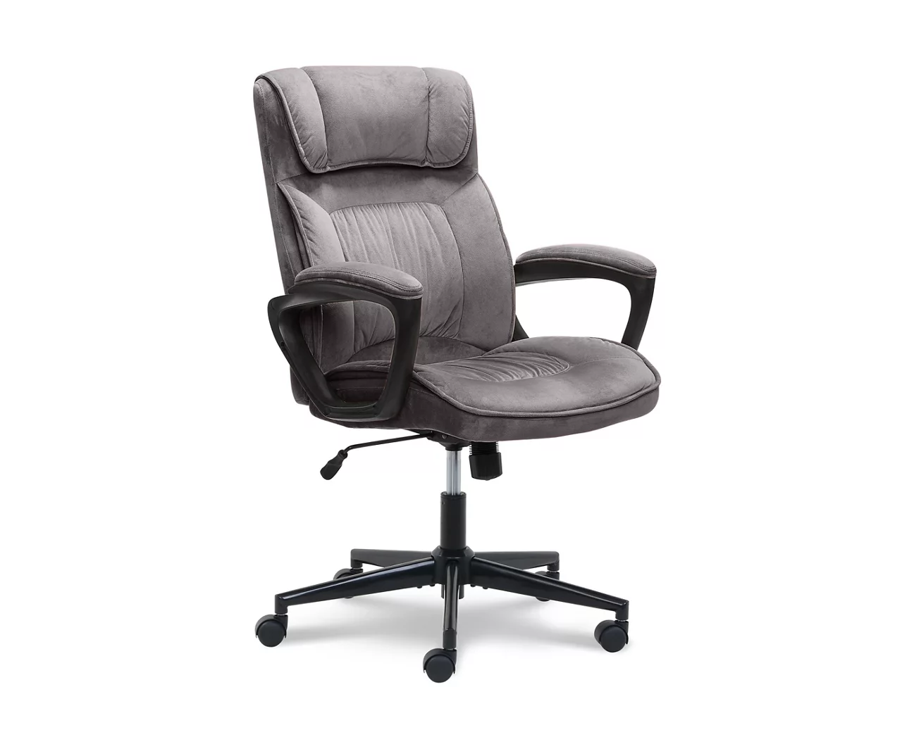 Gray & Black Executive Office Chair Gray & Black Executive Office Chair -Home Furniture Store 810513554 2
