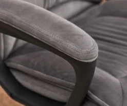 Gray & Black Executive Office Chair 9 Gray & Black Executive Office Chair -Home Furniture Store 810513554 6