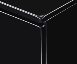 Black Hudson 2-Drawer Wood Nightstand -Home Furniture Store 810513557 14