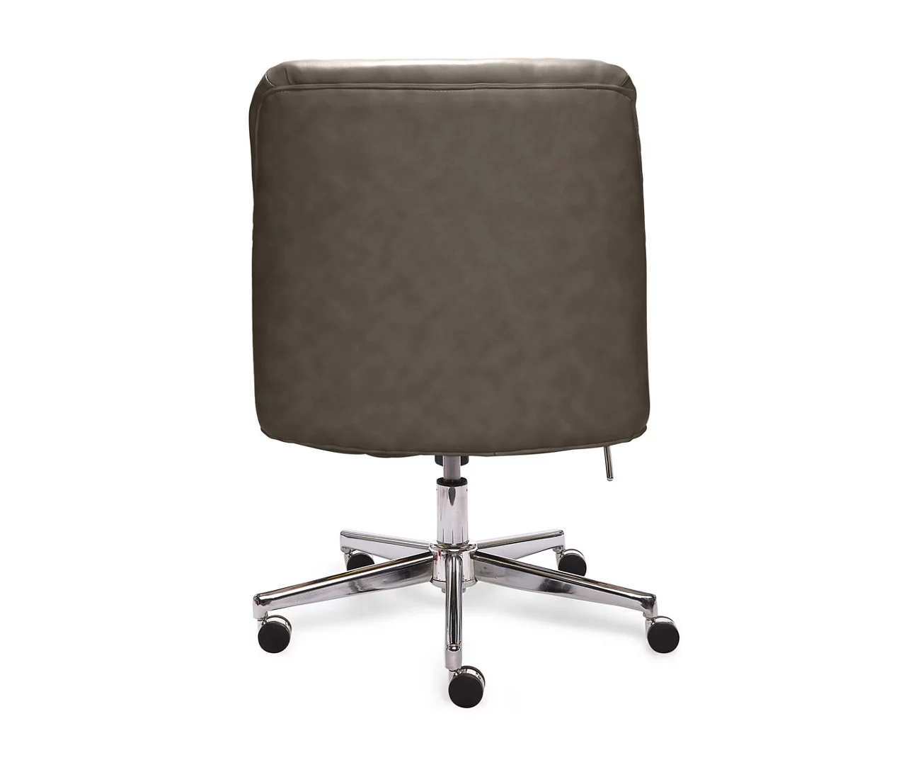 Leighton Gray Memory Foam Bonded Leather Office Chair Leighton Gray Memory Foam Bonded Leather Office Chair -Home Furniture Store 810513560 14