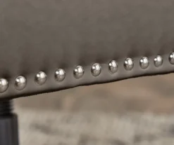 Leighton Gray Memory Foam Bonded Leather Office Chair 10 Leighton Gray Memory Foam Bonded Leather Office Chair -Home Furniture Store 810513560 8