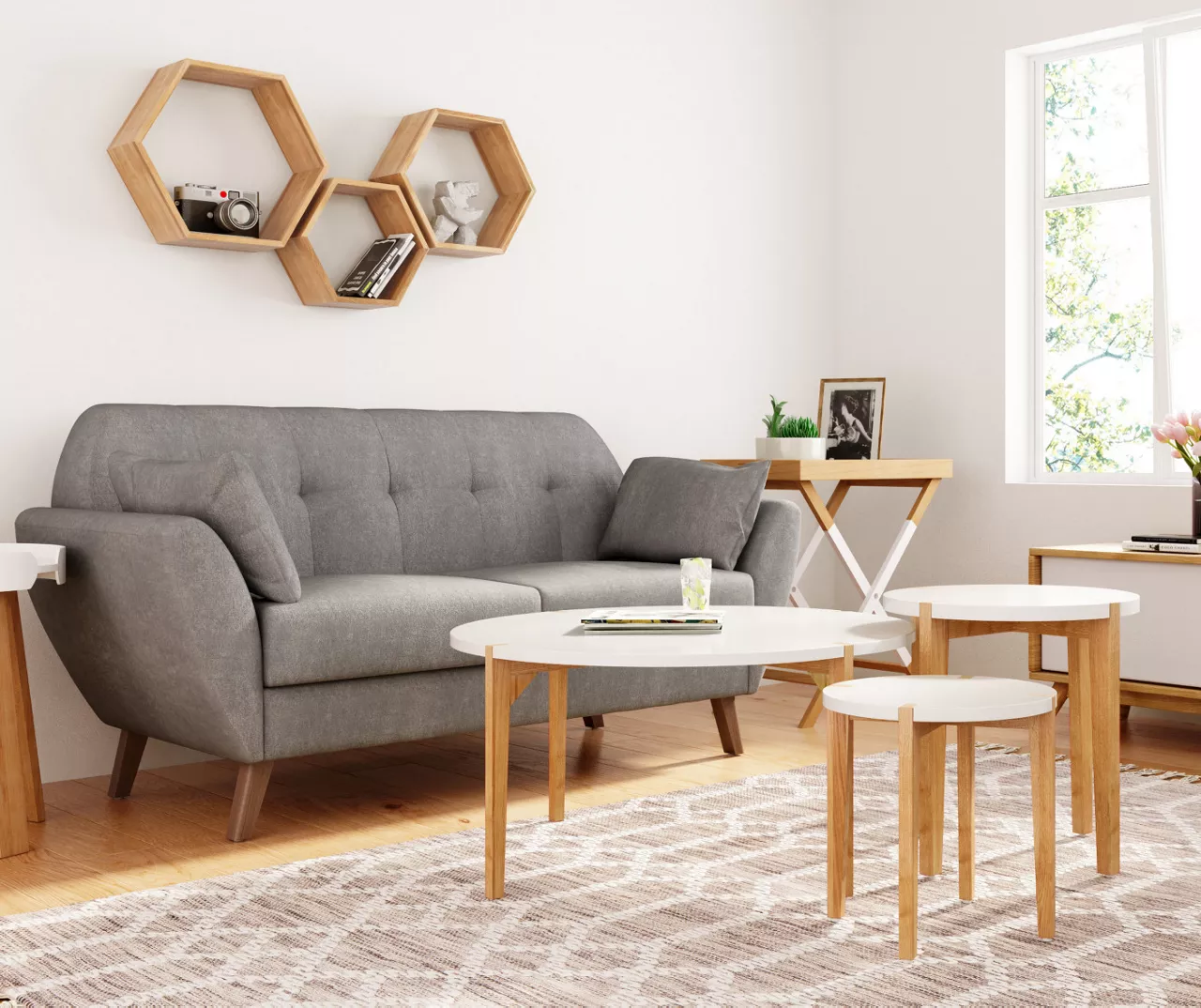 White Round Coffee Table White Round Coffee Table -Home Furniture Store 810513564 4