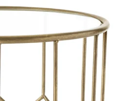 Gold Harper Side Table -Home Furniture Store 810513567 4
