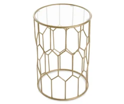 Gold Harper Side Table
