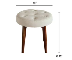 Penelope Tufted Stool -Home Furniture Store 810513572 3