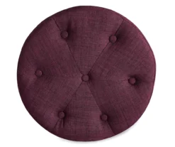 Penelope Eggplant Tufted Stool 5 Penelope Eggplant Tufted Stool -Home Furniture Store 810513574 6
