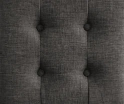 Aria Charcoal Grey Tufted Stool -Home Furniture Store 810513578 6