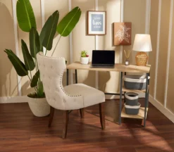 Eden Nailhead Upholstered Chair -Home Furniture Store 810515879 B0 1