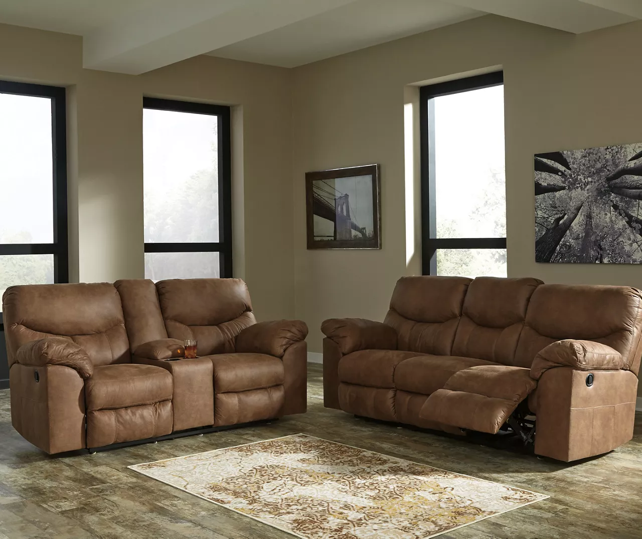 Boxberg Bark Faux Leather Reclining Sofa Boxberg Bark Faux Leather Reclining Sofa -Home Furniture Store 810519664 810519667 1 1