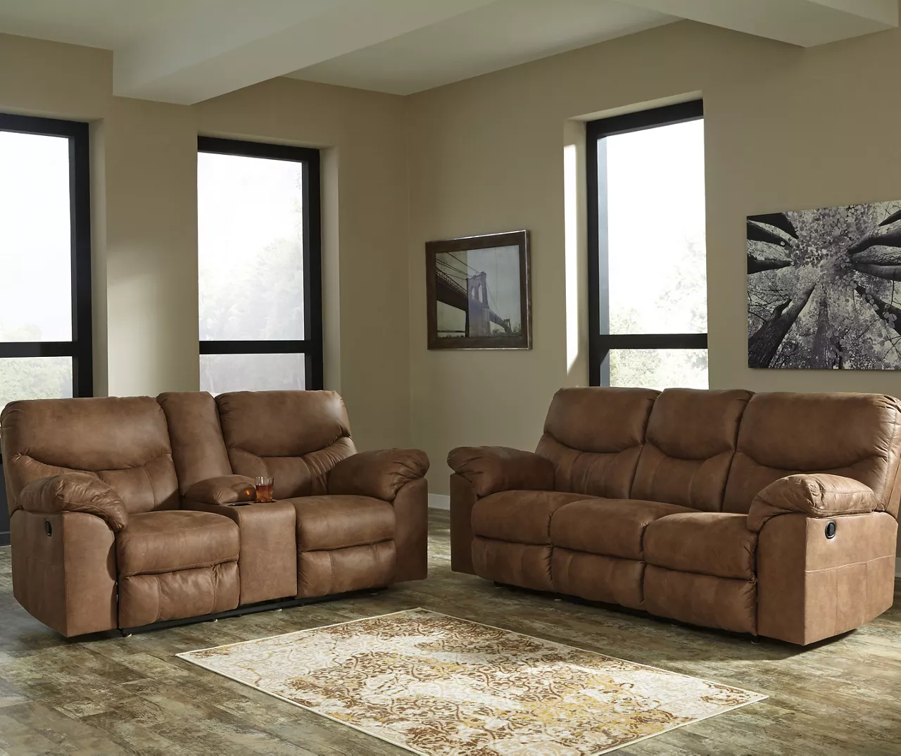 Boxberg Bark Faux Leather Reclining Sofa Boxberg Bark Faux Leather Reclining Sofa -Home Furniture Store 810519664 810519667 2