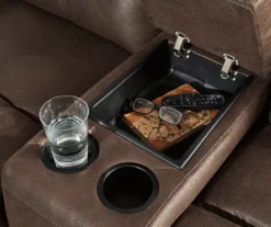 Jesolo Coffee Brown Reclining Console Loveseat 7 Jesolo Coffee Brown Reclining Console Loveseat -Home Furniture Store 810519673 3